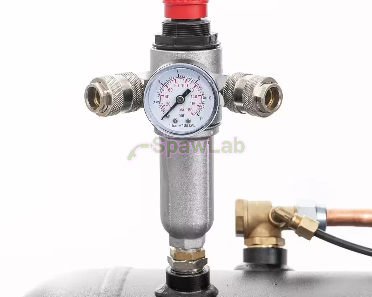 Airpress Zweizylinder-Kolbenkompressor Black Pro B3800B 10 bar 4 PS/3 kW 368.2 l/min 200 l, Bild 12