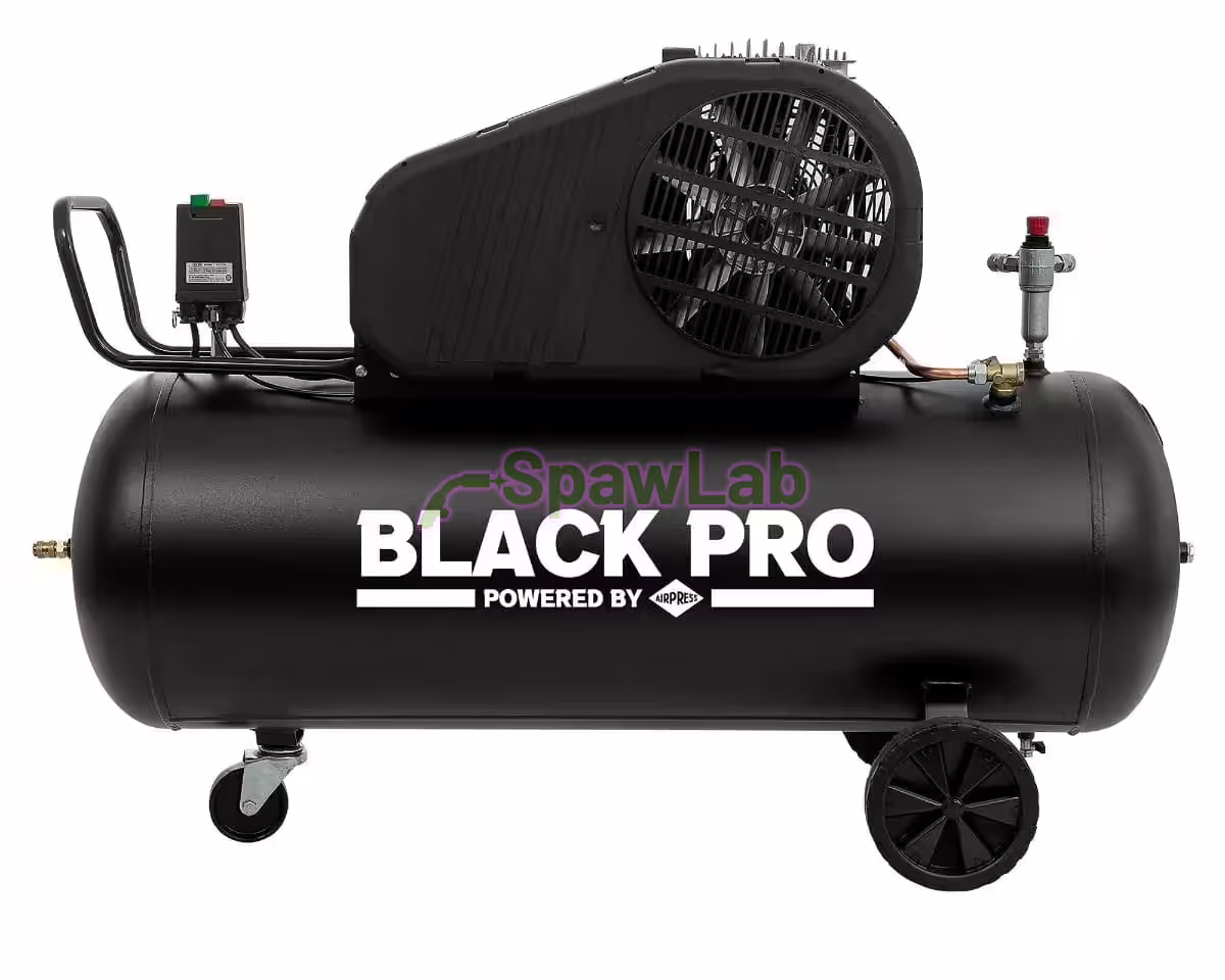 Airpress Twin-piston compressor Black Pro B3800B 10 bar 4 HP/3 kW 368.2 l/min 200 l, photo 3