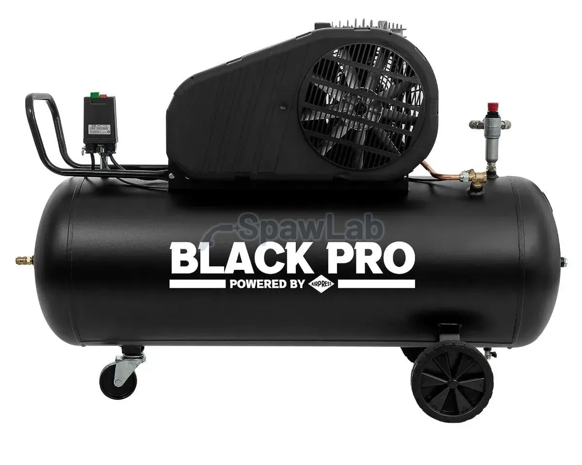 Airpress Zweizylinder-Kolbenkompressor Black Pro B3800B 10 bar 4 PS/3 kW 368.2 l/min 200 l, Bild 3