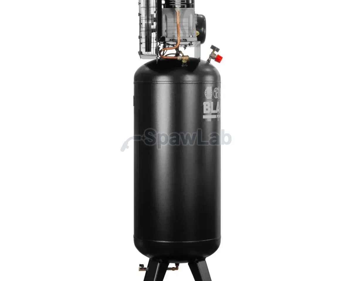 Airpress Black Pro B3800B vertical two-cylinder piston compressor 10 bar 4 HP/3 kW 368.2 l/min 200 l, photo 3