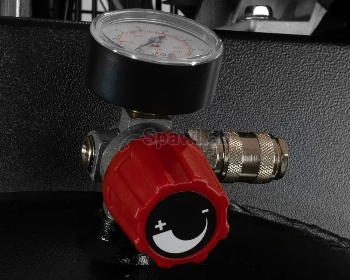 Airpress Black Pro B3800B vertical two-cylinder piston compressor 10 bar 4 HP/3 kW 368.2 l/min 200 l, photo 5