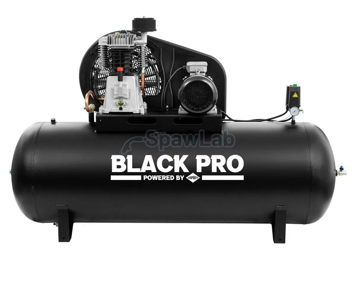 Airpress Zweizylinder-Kolbenkompressor Black Pro NB10 11 bar 10 PS/7.5 kW 927,6 l/min 500 l
