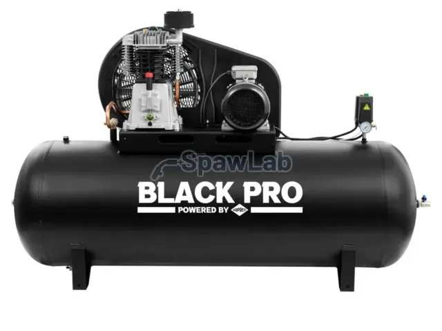 Airpress Kompresor dwutłokowy Black Pro NB10 11 bar 10 KM/7.5 kW 927,6 l/min 500 l