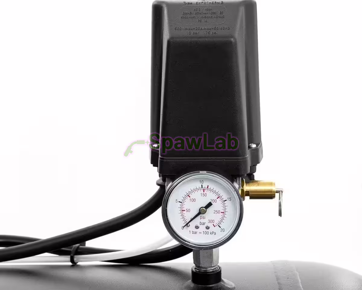 Airpress Twin-piston compressor Black Pro NB10 11 bar 10 HP/7.5 kW 927,6 l/min 500 l, photo 11