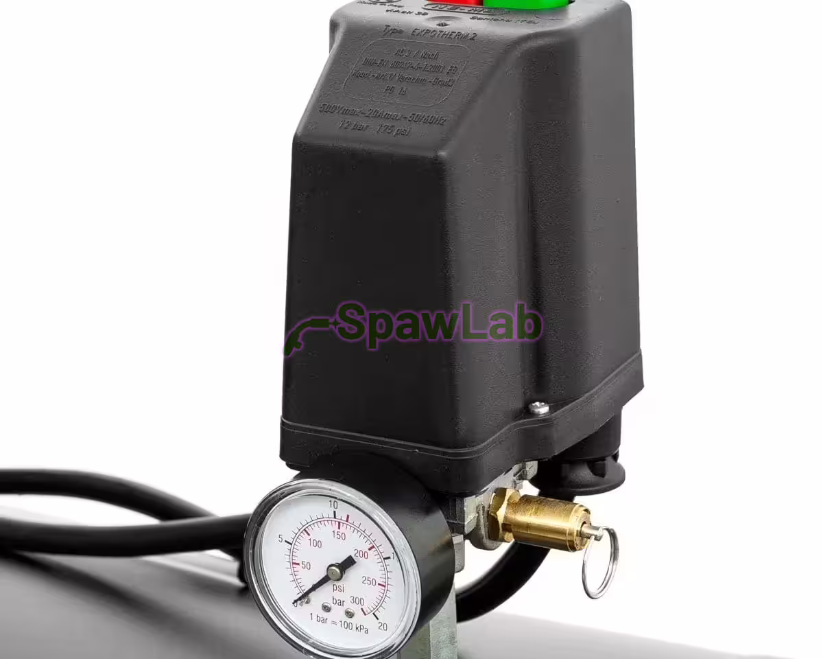 Airpress Twin-piston compressor Black Pro NB10 11 bar 10 HP/7.5 kW 927,6 l/min 500 l, photo 12
