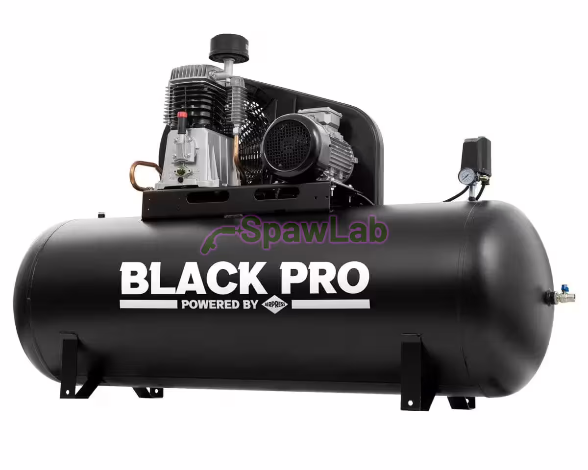 Airpress Twin-piston compressor Black Pro NB10 11 bar 10 HP/7.5 kW 927,6 l/min 500 l, photo 4