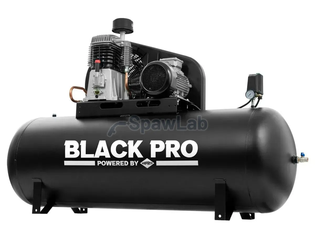 Airpress Zweizylinder-Kolbenkompressor Black Pro NB10 11 bar 10 PS/7.5 kW 927,6 l/min 500 l, Bild 4