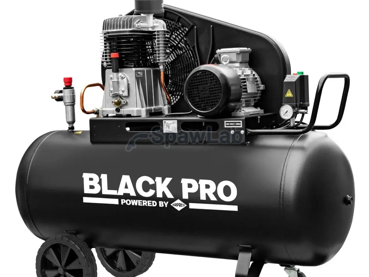 Airpress Black Pro NB5 Zweikolbenkompressor 11 bar 5,5 PS/4 kW 465,8 l/min 200 l