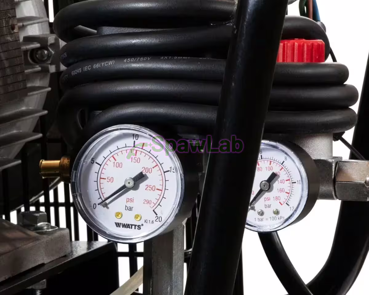 Airpress Twin-piston compressor Black Pro NB5 11 bar 5.5 HP/4 kW 465.8 l/min 90 l, photo 9