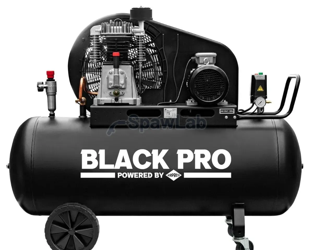 Airpress Kompresor dwutłokowy Black Pro NB5 11 bar 5.5 KM/4 kW 502 l/min 270 l, zdjęcie 2