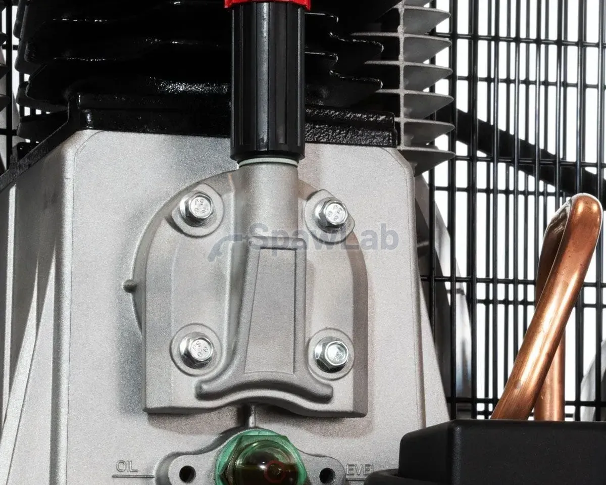 Airpress Black Pro NB5 twin-piston compressor 11 bar 5.5 HP/4 kW 502 l/min 270 l vertical, photo 4