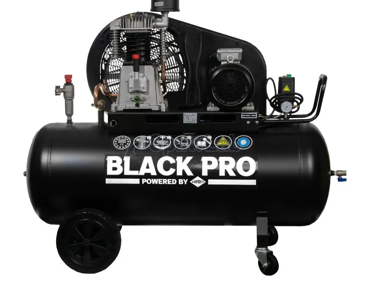 Airpress Zweizylinder-Kolbenkompressor Black Pro NB7 11 bar 7.5 PS/5.5 kW 652.2 l/min 270 l, Bild 4