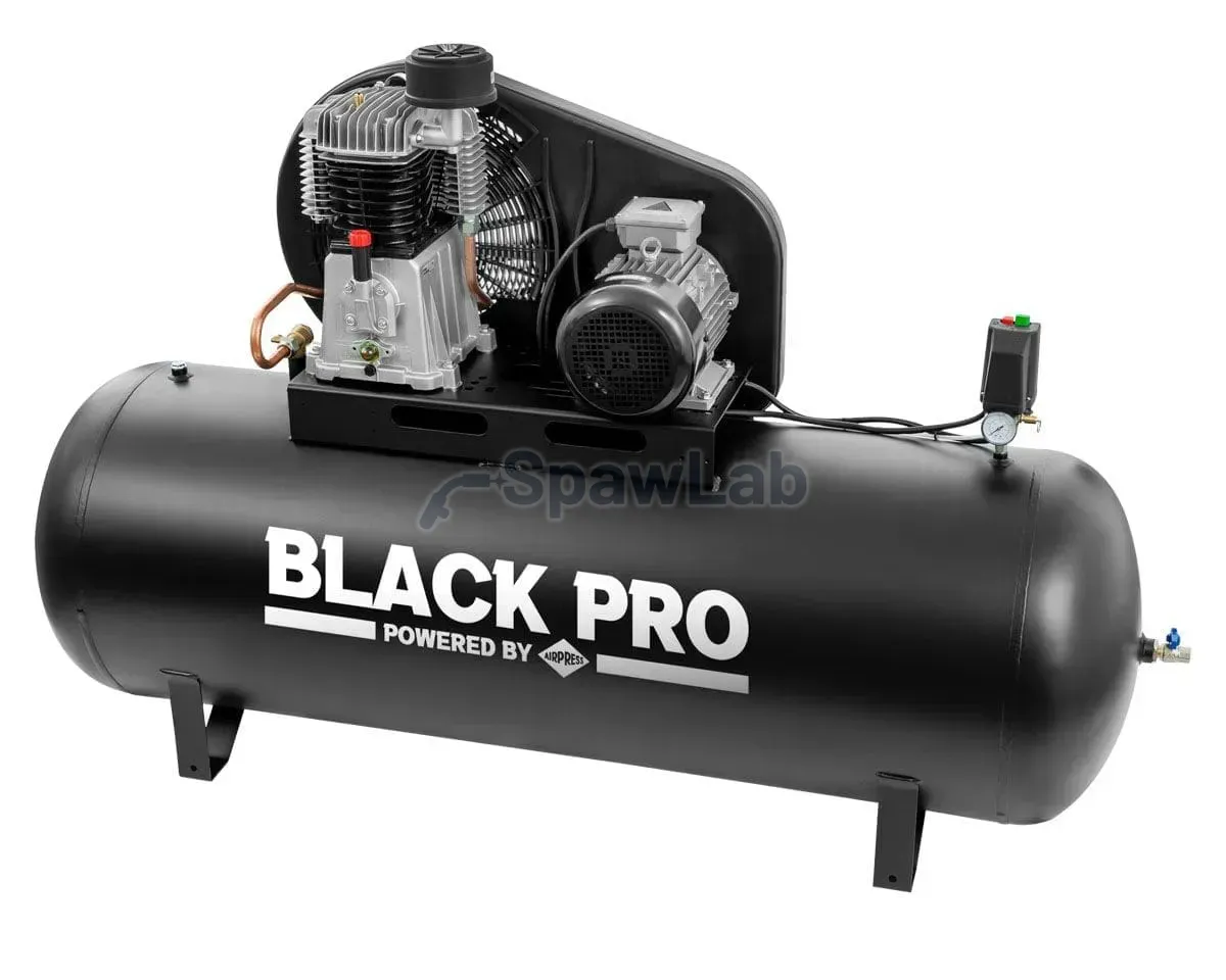 Airpress Zweizylinder-Kolbenkompressor Black Pro NB7 11 bar 7.5 PS/5.5 kW 652 l/min 500 l, Bild 3