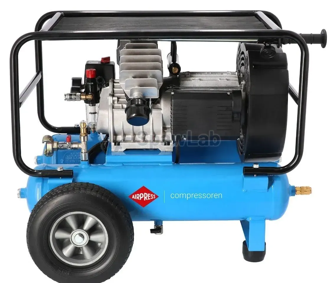 Airpress Twin-piston compressor BLM 22-410 10 bar 3 HP/2.2 kW 328 l/min 2 x 11 l