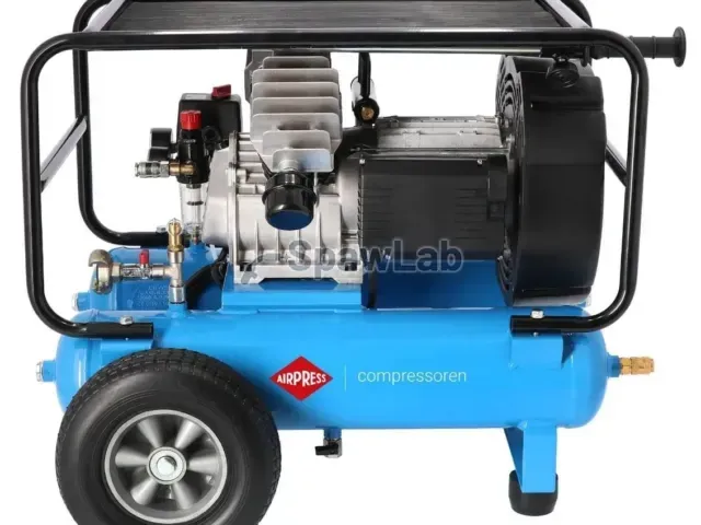 Airpress Twin-piston compressor BLM 22-410 10 bar 3 HP/2.2 kW 328 l/min 2 x 11 l