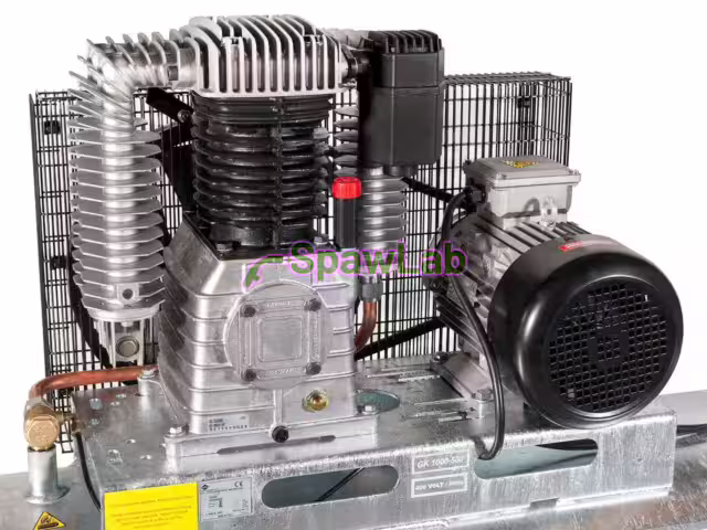 Airpress Zweizylinder-Kolbenkompressor G 1000-500 Pro 11 bar 7.5 PS/5.5 kW 400V 696 l/min 500 l verzinkt