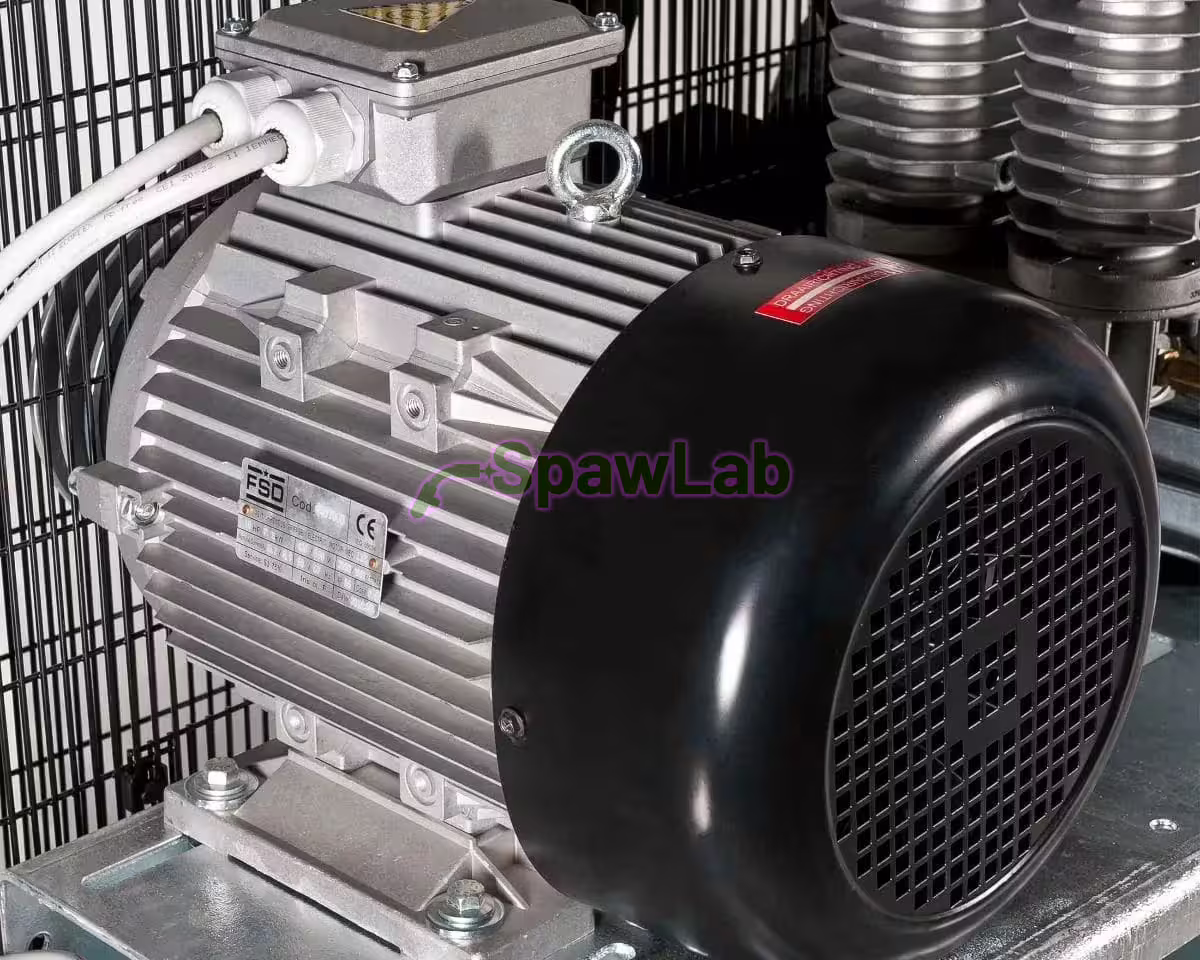 Airpress Zweizylinder-Kolbenkompressor G 1500-500 SD Pro 14 bar 10 PS/7.5 kW 400V 622 l/min 500 l verzinkt - Stern-Dreieck-Schaltung, Bild 7