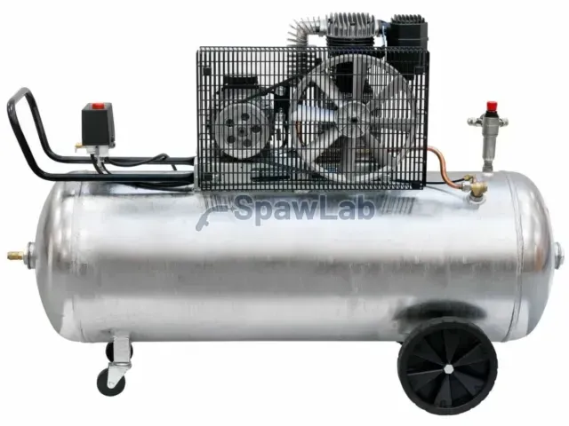 Airpress Kompresor dwutłokowy G 600-200 Pro 10 bar 4 KM/3 kW 400V 403 l/min 200 l galwanizowany