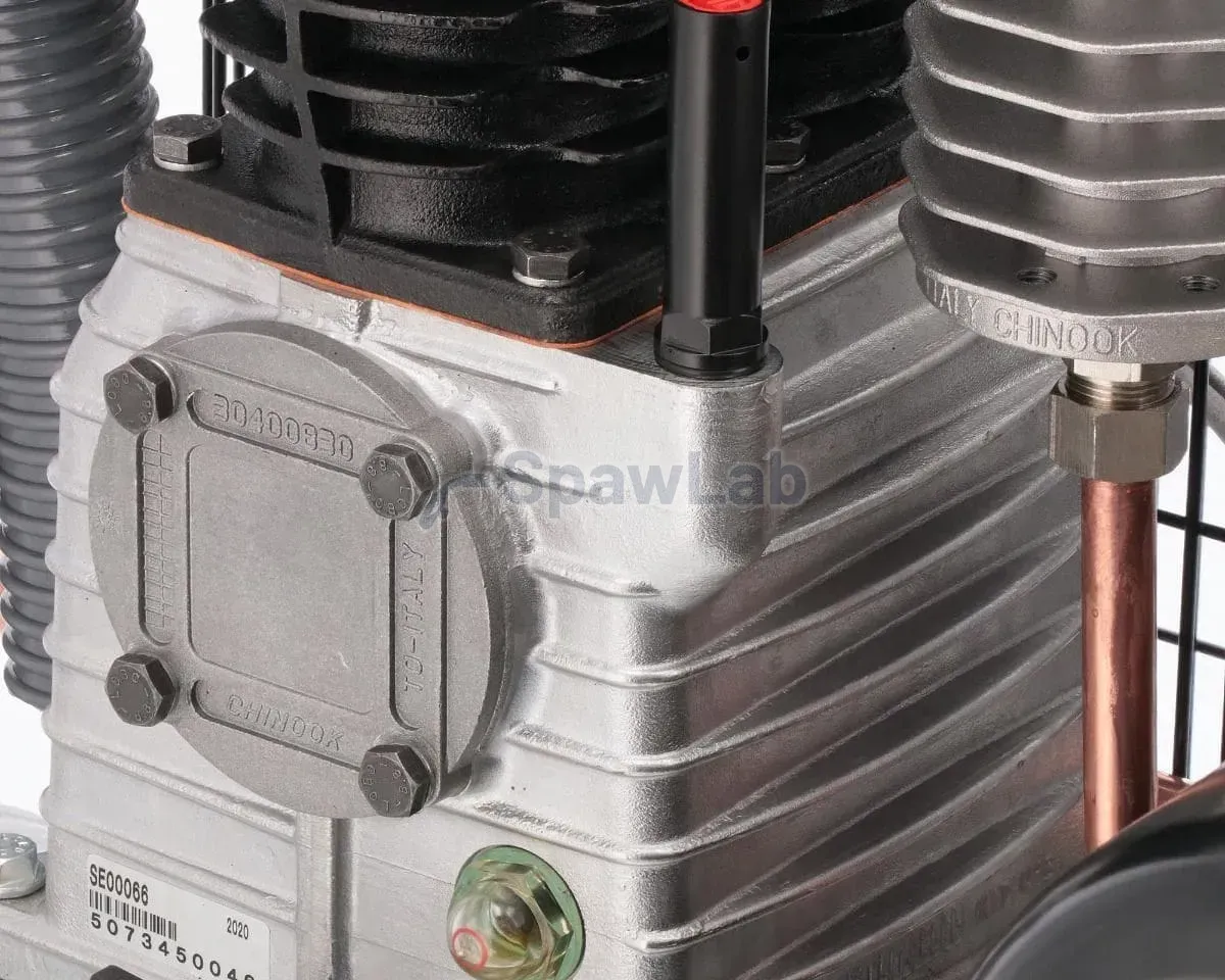 Airpress Twin-piston compressor G 625-90 Pro 10 bar 4 HP/3 kW 400V 403 l/min 90 l galvanised, photo 3