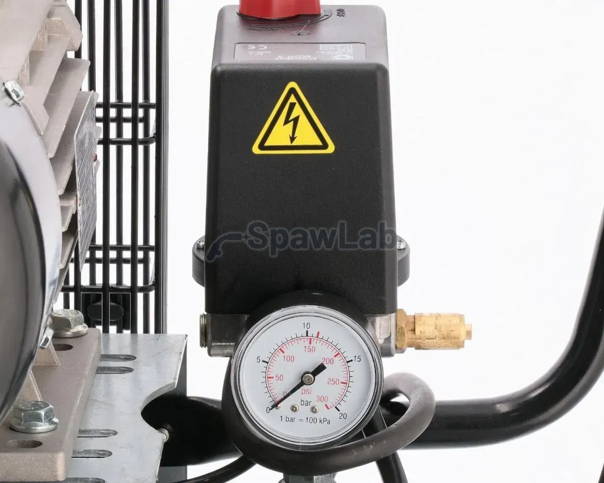 Airpress Twin-piston compressor G 625-90 Pro 10 bar 4 HP/3 kW 400V 403 l/min 90 l galvanised, photo 5