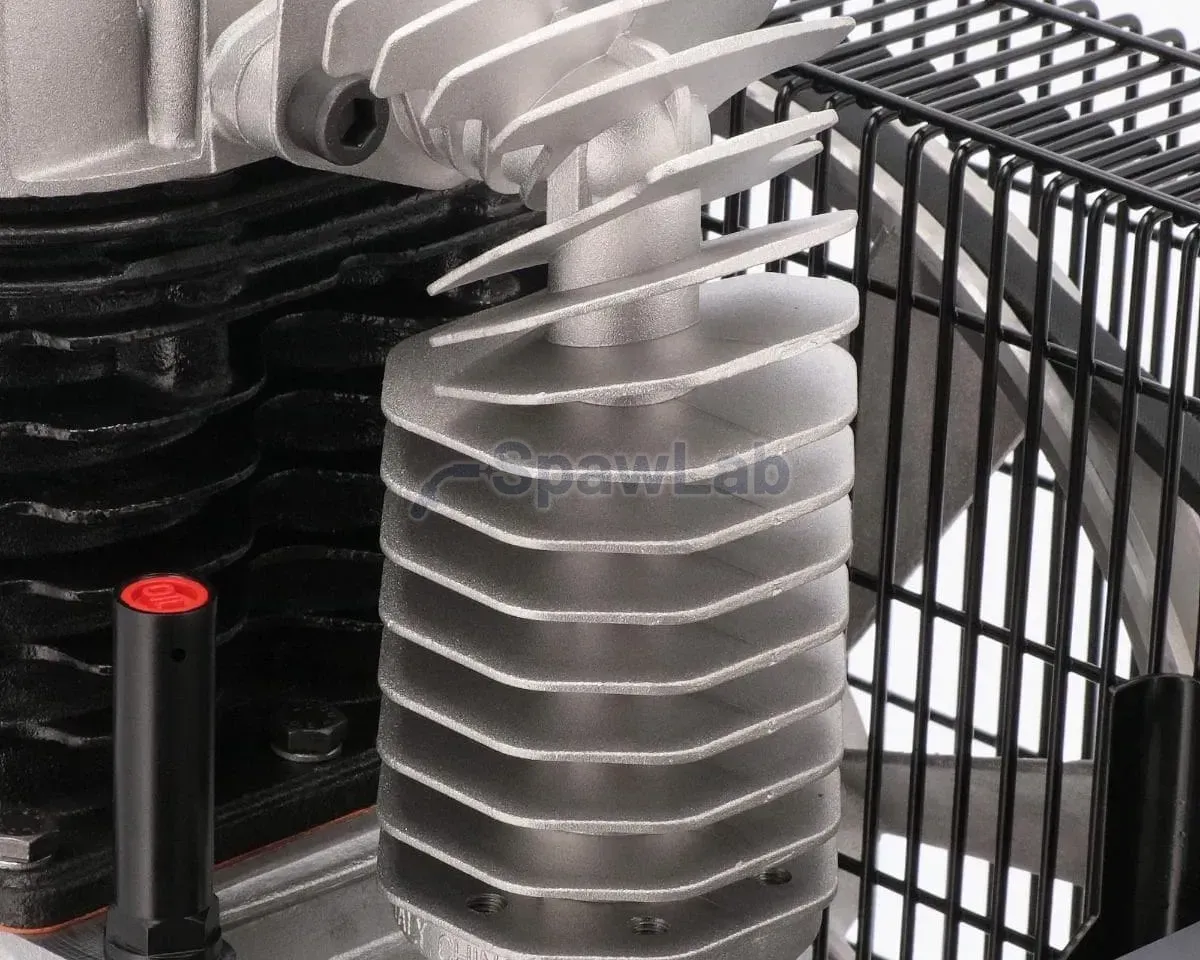 Airpress Twin-piston compressor G 625-90 Pro 10 bar 4 HP/3 kW 400V 403 l/min 90 l galvanised, photo 8