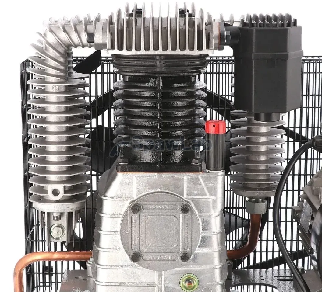 Airpress HK 1000-90 Pro two-cylinder piston compressor 11 bar 7.5 HP/5.5 kW 400V 696 l/min 90 l, photo 3