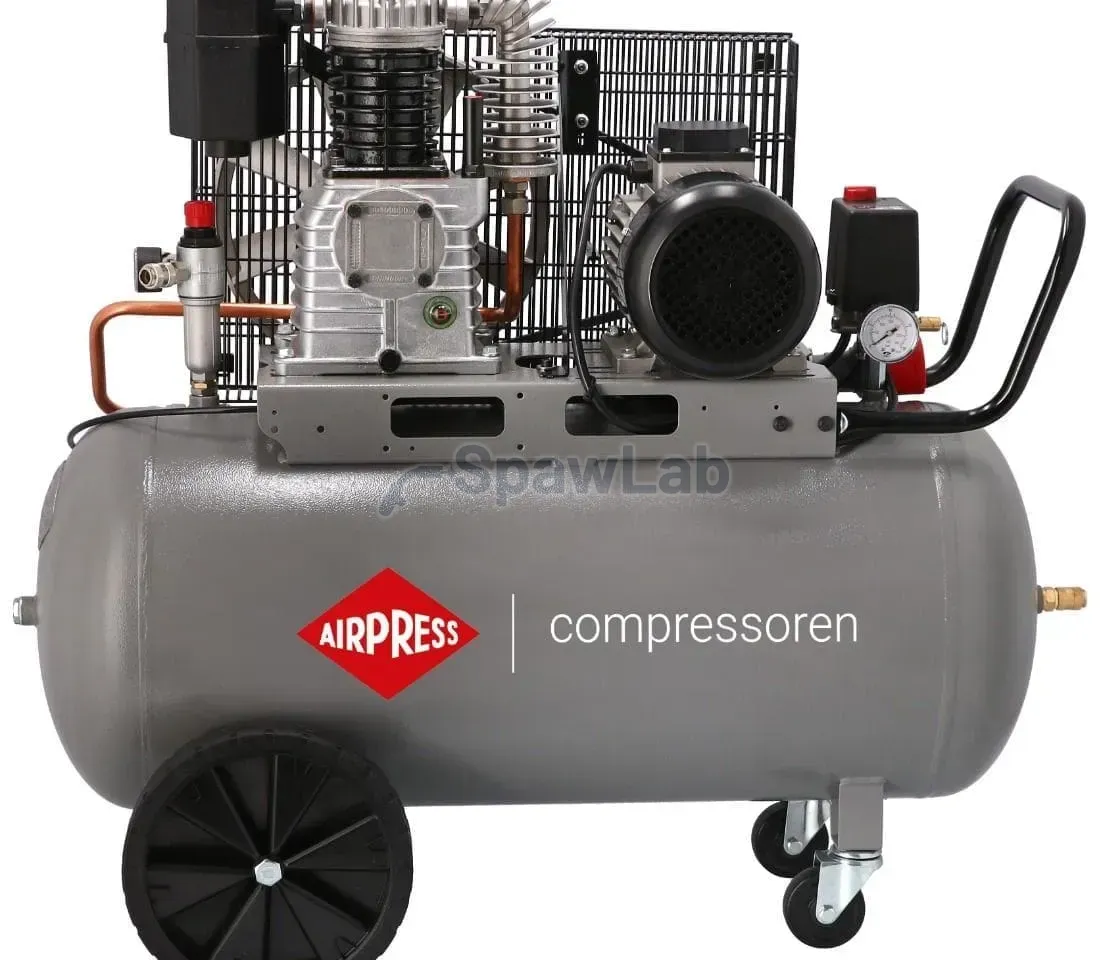 Airpress HK 425-100 Pro Zweikolbenkompressor 10 bar 3 PS/2,2 kW 400V 297 l/min 100 l