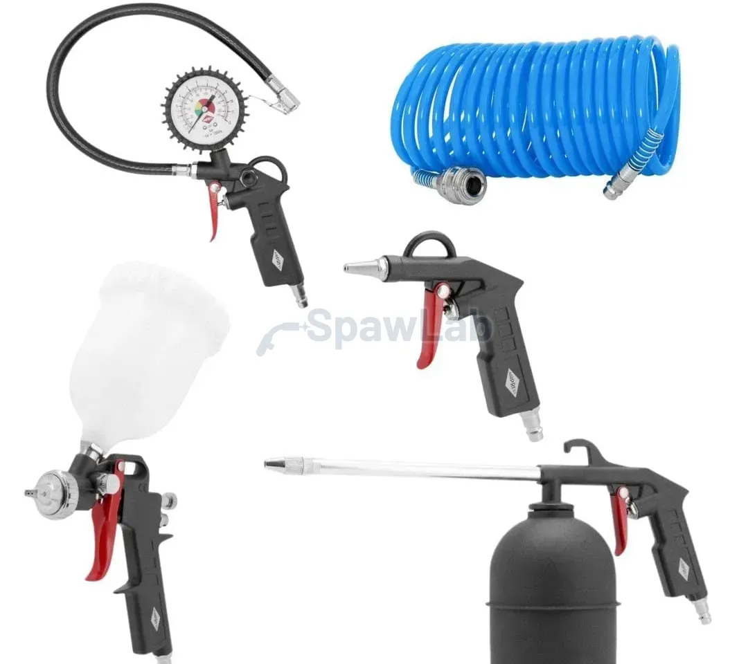 Airpress Twin-piston compressor HL 340-90 + kit accessories pneumatic, photo 10