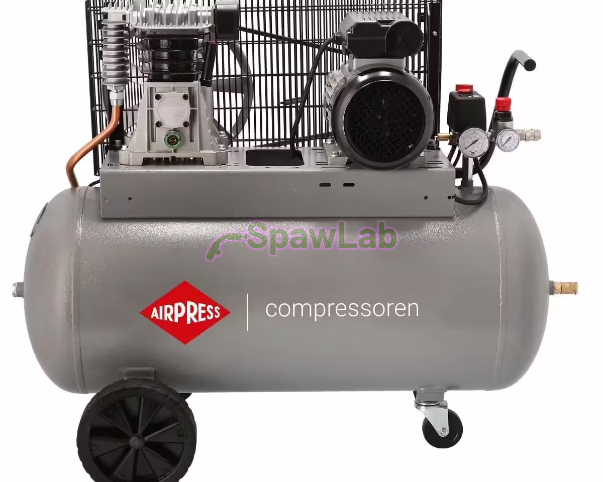 Airpress HL 375-100 Pro twin-piston compressor 10 bar 3 HP/2.2 kW 245 l/min 90 l