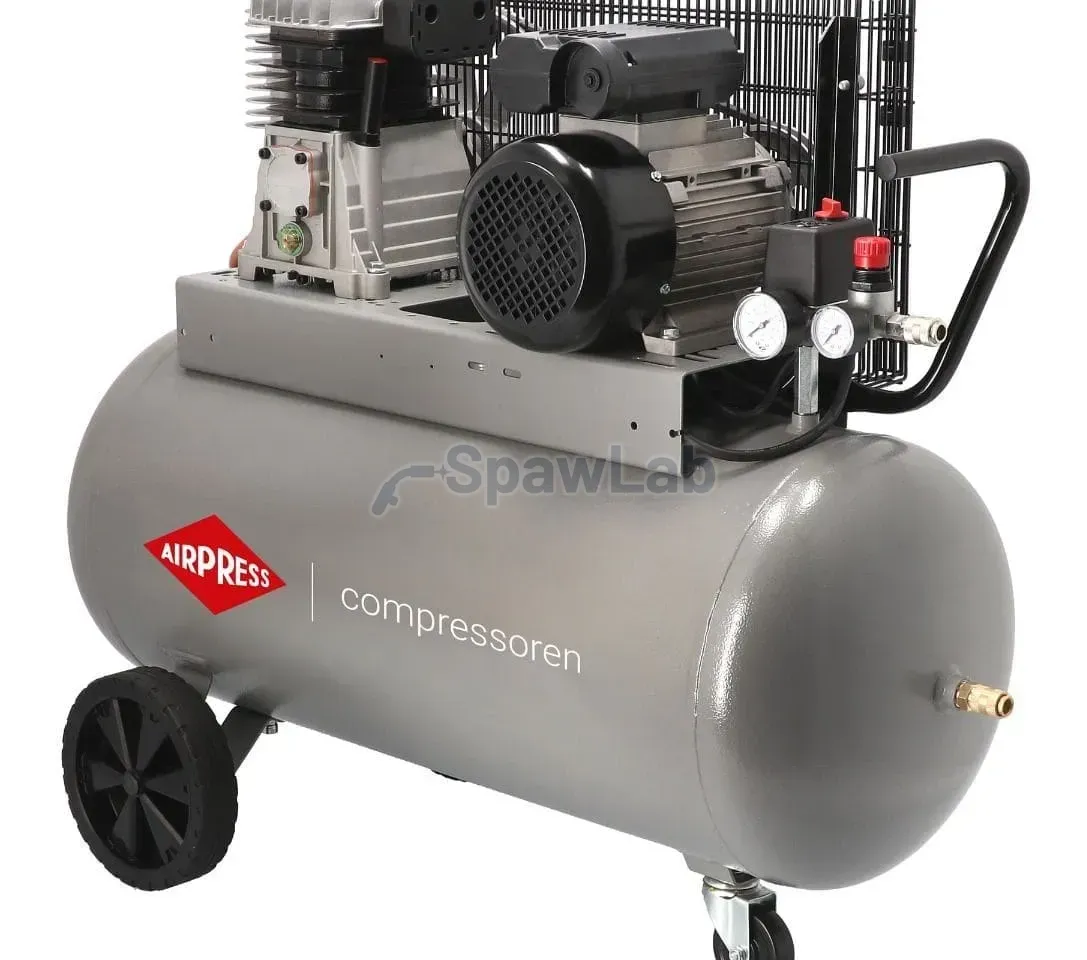 Airpress HL 375-100 Pro Zweikolbenkompressor 10 bar 3 PS/2,2 kW 245 l/min 90 l, Bild 2