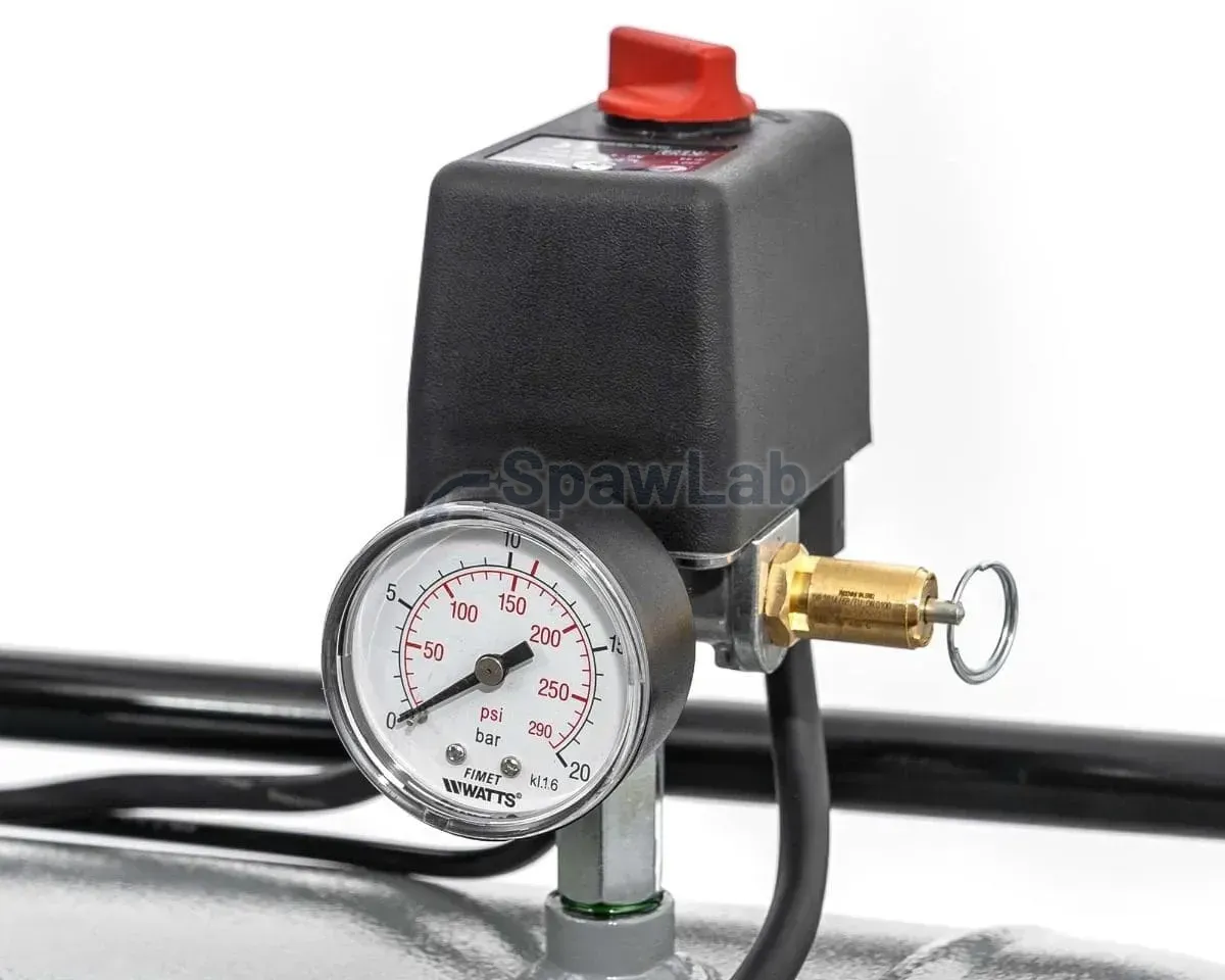 Airpress HL 425-200 Pro twin-piston compressor 10 bar 3 HP/2.2 kW 317 l/min 200 l, photo 5