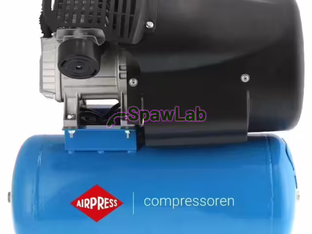 Airpress Kompresor dwutłokowy HL 425-24 + zestaw do wymiany kół, zdjęcie 2