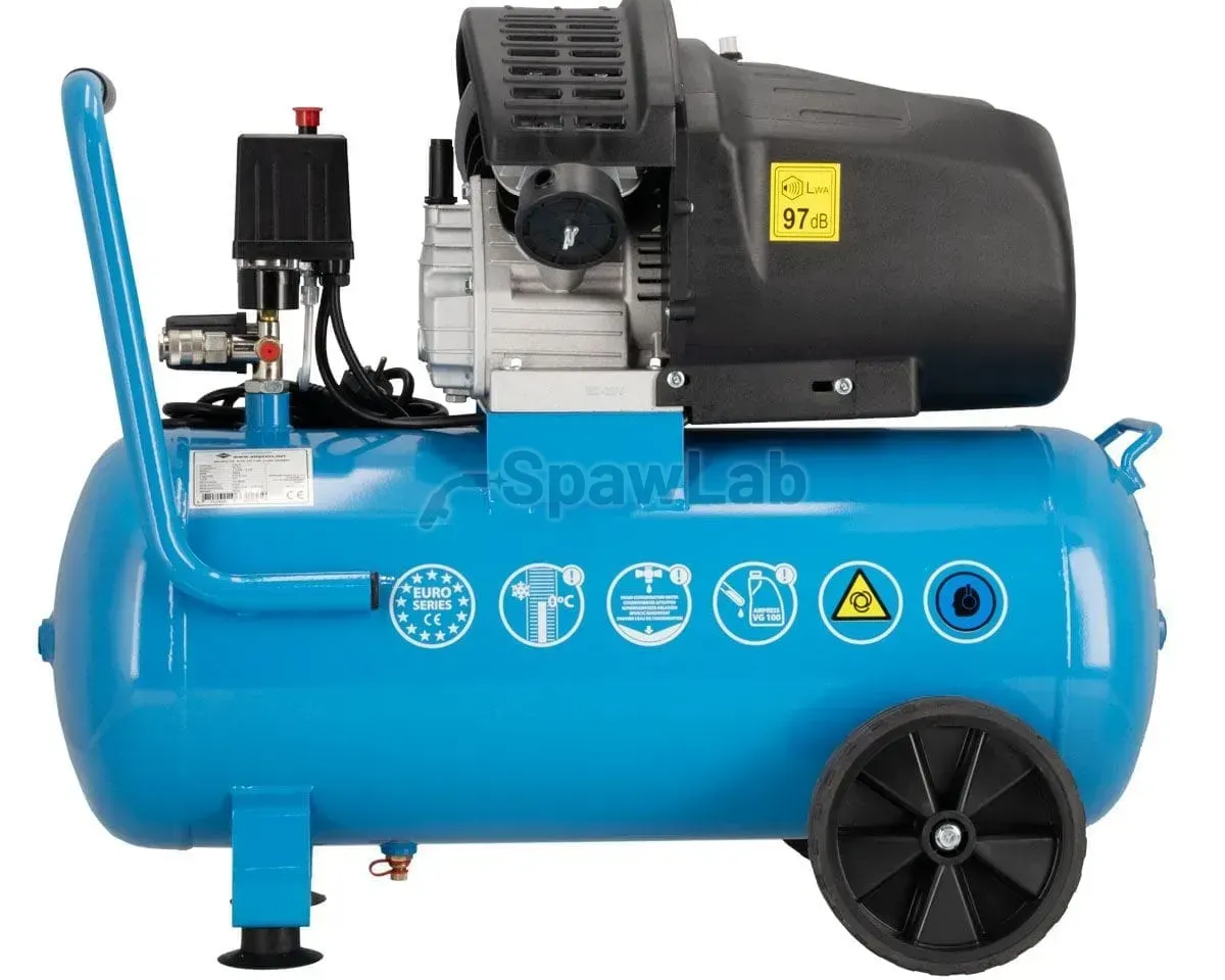 Airpress Kompresor dwutłokowy HL 425-50 + zestaw akcesoriów pneumatycznych, zdjęcie 2