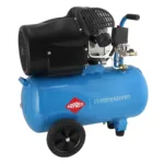 Airpress HL 425-50 twin-piston compressor + air wrench and accessories set