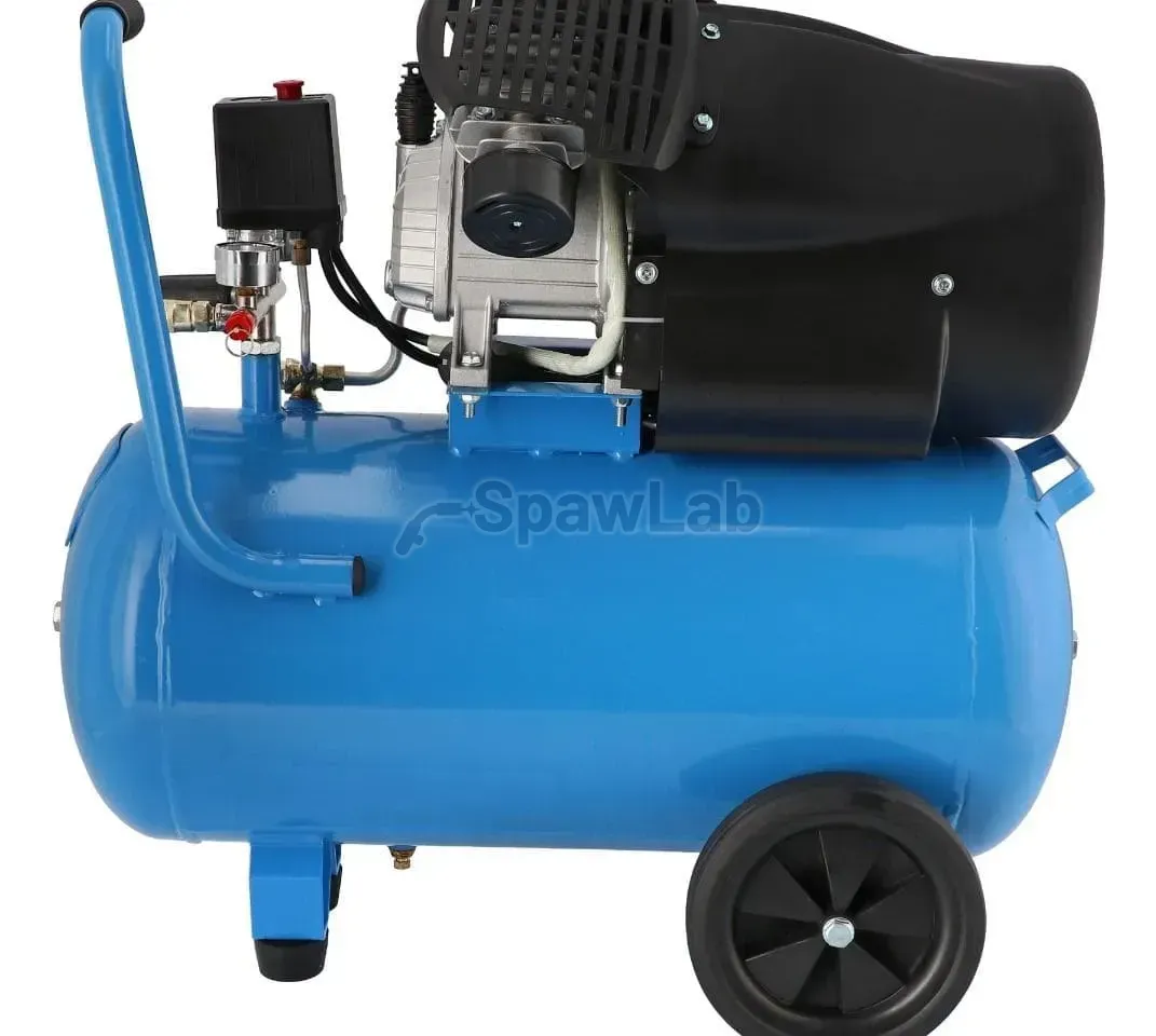 Airpress HL 425-50 twin-piston compressor + air wrench and accessories set, photo 5