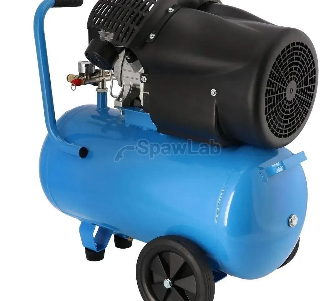 Airpress HL 425-50 twin-piston compressor + air wrench and accessories set, photo 6