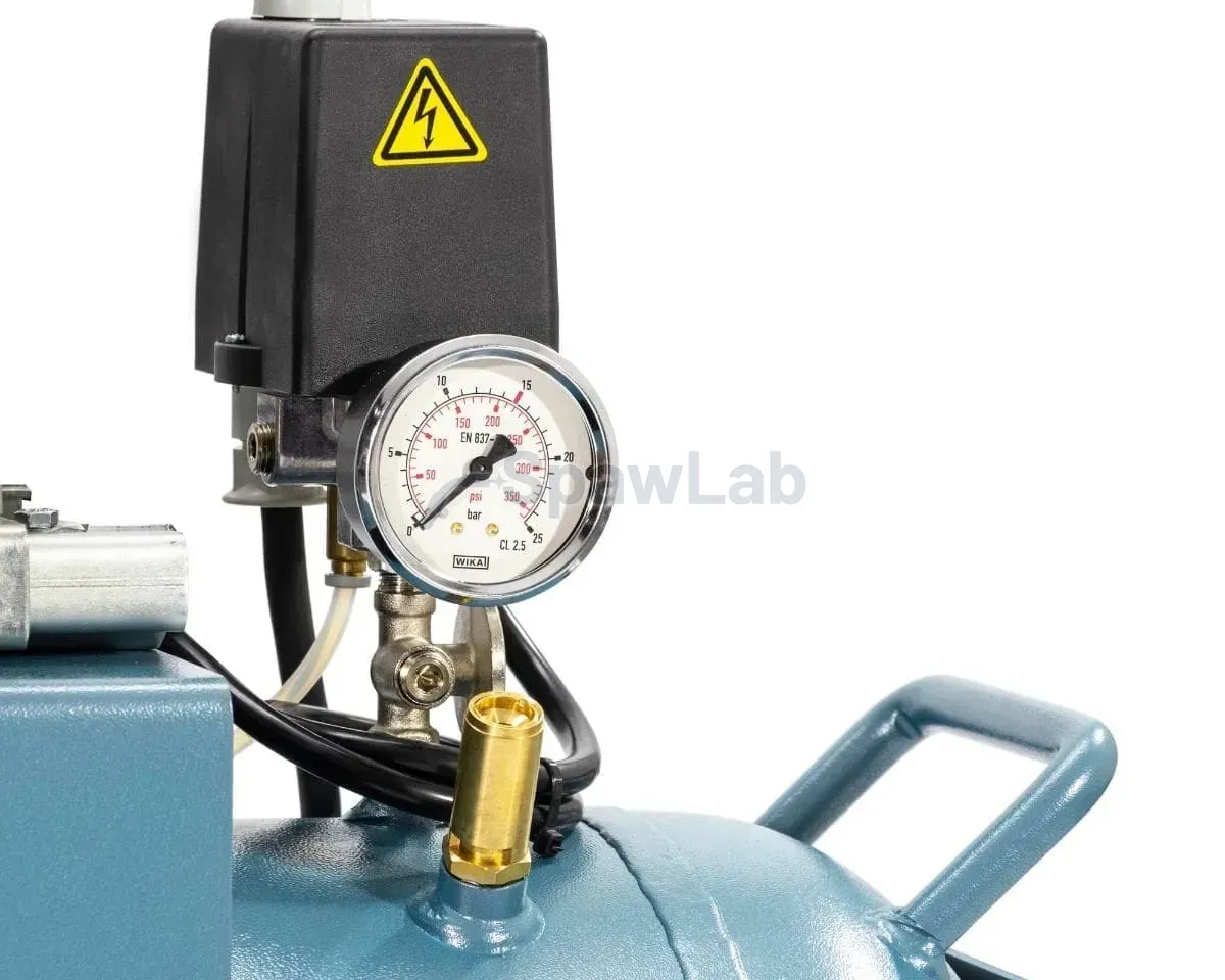 Airpress K 100-450 Zweikolbenkompressor 14 bar 3 PS/2,2 kW 400V 238 l/min 100 l, Bild 3