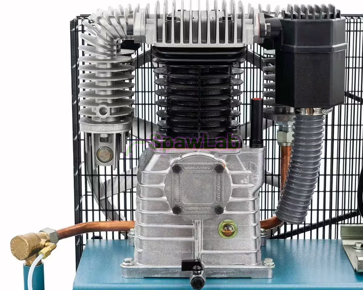 Airpress Kompresor dwutłokowy K 200-450 14 bar 3 KM/2.2 kW 400V 238 l/min 200 l, zdjęcie 2