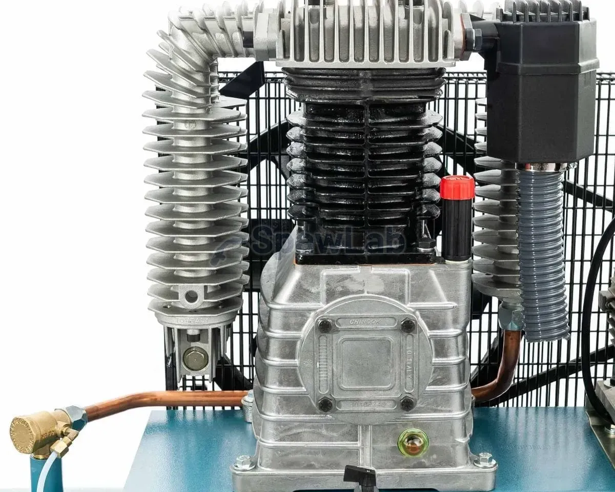 Airpress Kompresor dwutłokowy K 300-700 14 bar 5.5 KM/4 kW 400V 450 l/min 300 l, zdjęcie 2