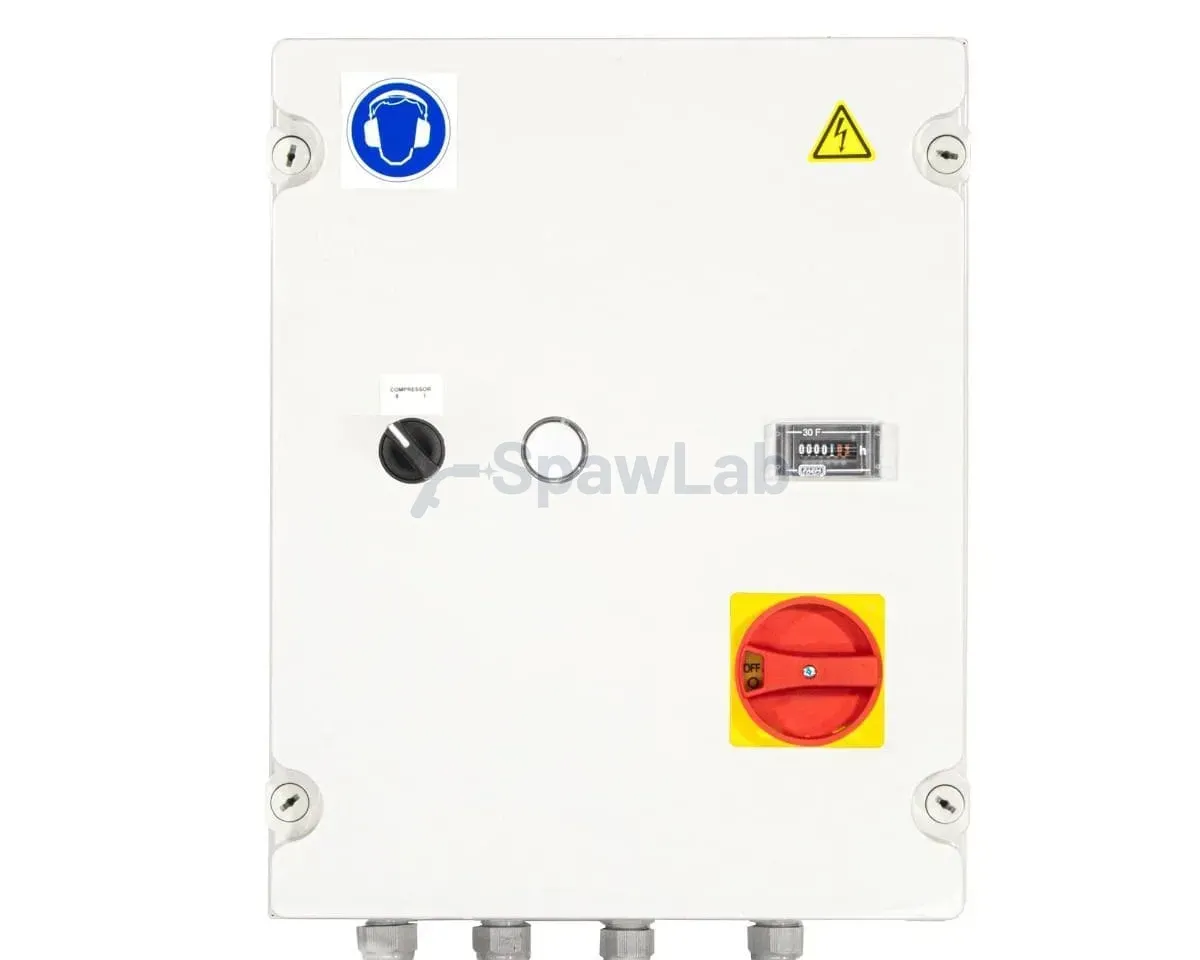 Airpress Twin-piston compressor K 300-700S 14 bar 5.5 HP/4 kW 400V 450 l/min 300 l - star-delta connection, photo 4