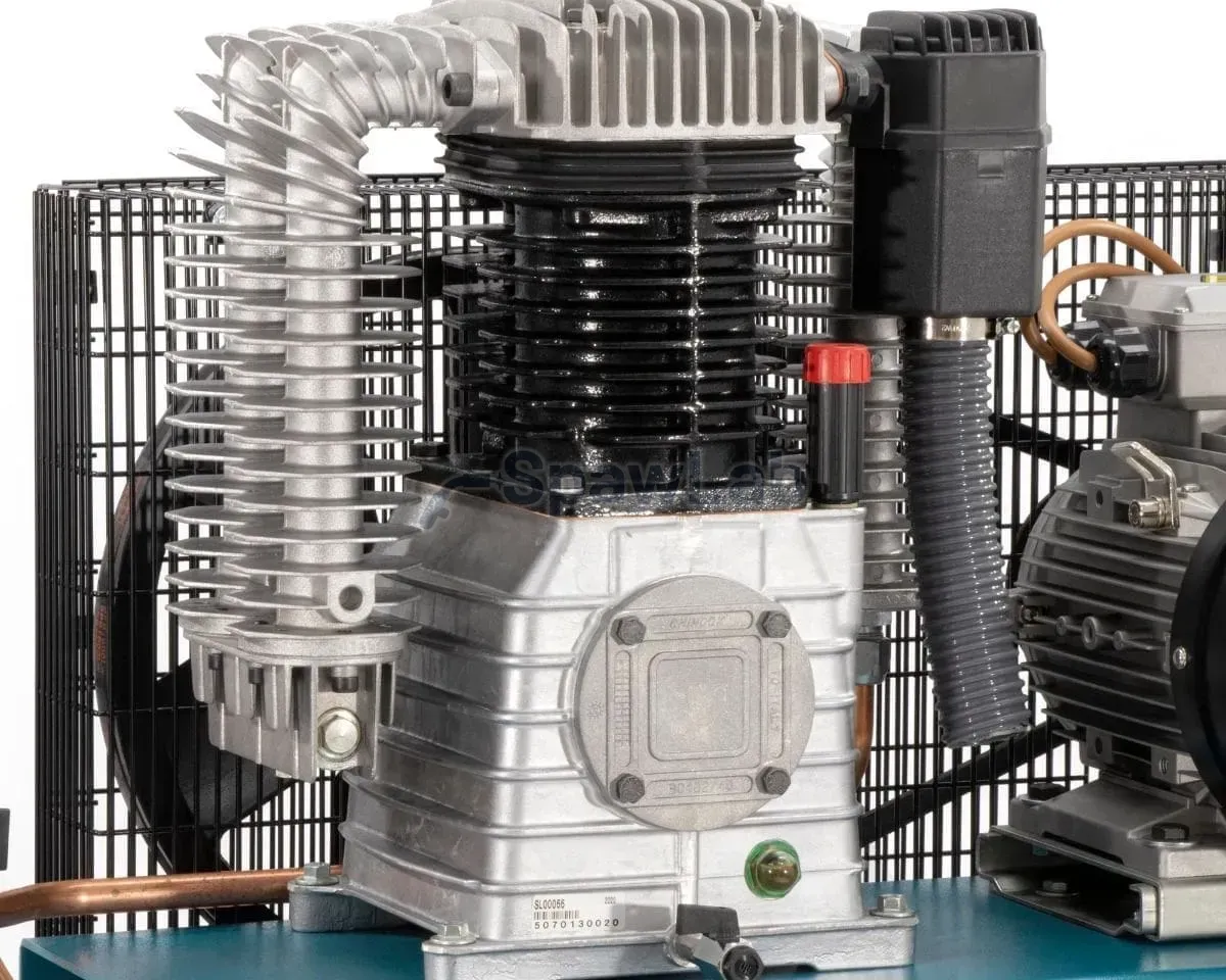 Airpress Twin-piston compressor K 500-1000S 14 bar 7.5 HP/5.5 kW 400V 481 l/min 500 l - star-delta connection, photo 2