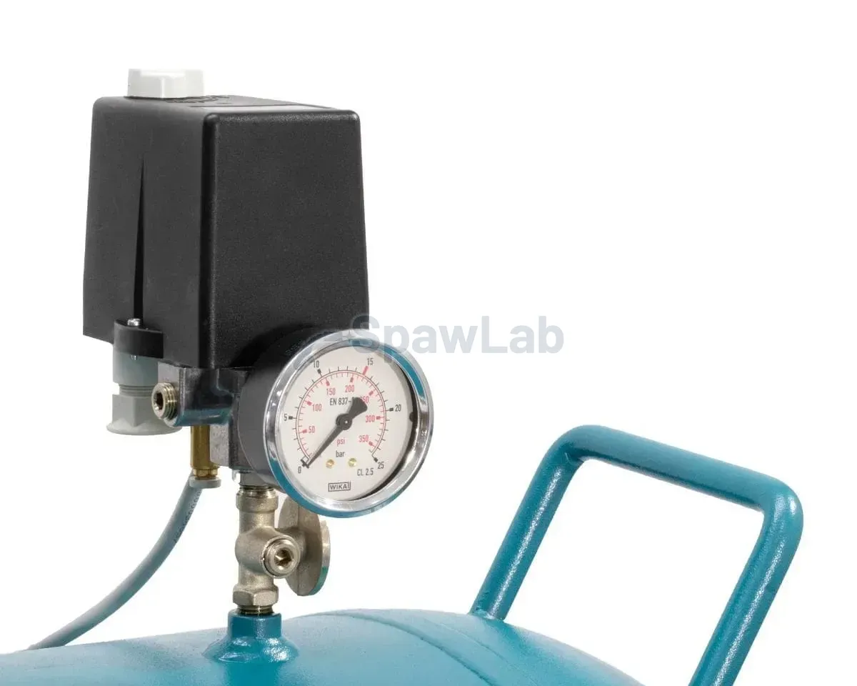 Airpress Twin-piston compressor K 500-1000S 14 bar 7.5 HP/5.5 kW 400V 481 l/min 500 l - star-delta connection, photo 3