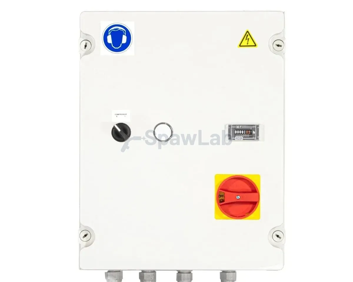 Airpress Twin-piston compressor K 500-1000S 14 bar 7.5 HP/5.5 kW 400V 481 l/min 500 l - star-delta connection, photo 9