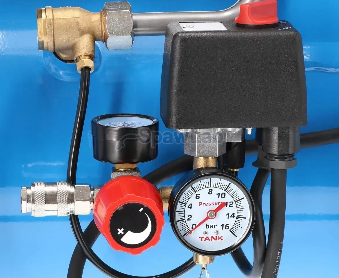 Airpress Kompresor dwutłokowy LM 25-410 10 bar 3 KM/2.2 kW 328 l/min 25 l, zdjęcie 8