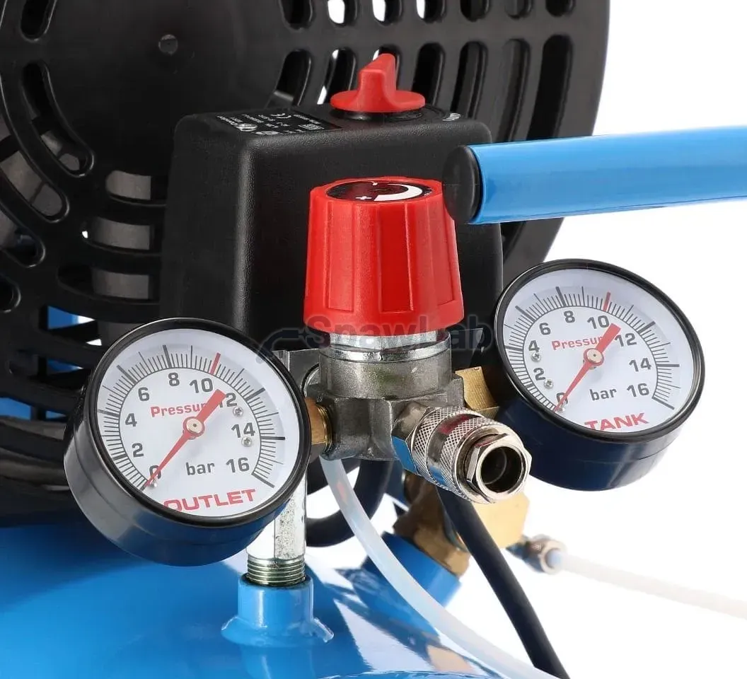 Airpress Kompresor dwutłokowy LM 50-410 10 bar 3 KM/2.2 kW 328 l/min 50 l, zdjęcie 7