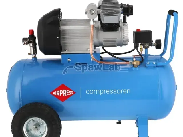 Airpress LM 90-350 twin-piston compressor 10 bar 3 HP/2.2 kW 245 l/min 90 l