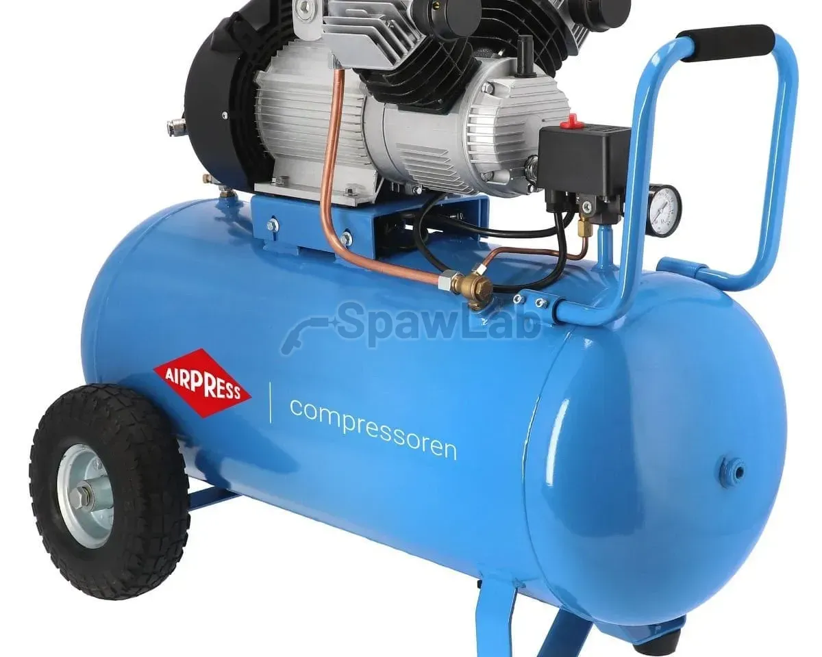 Airpress Kompresor dwutłokowy LM 90-350 10 bar 3 KM/2.2 kW 245 l/min 90 l, zdjęcie 2