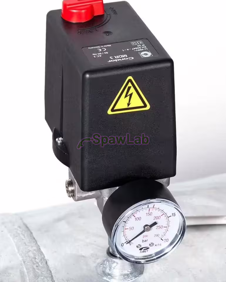 Airpress Compressor G 2000-500 SD Pro 11 bar 15 HP/11 kW 400V 1393 l/min 500 l galvanised - star-delta connection