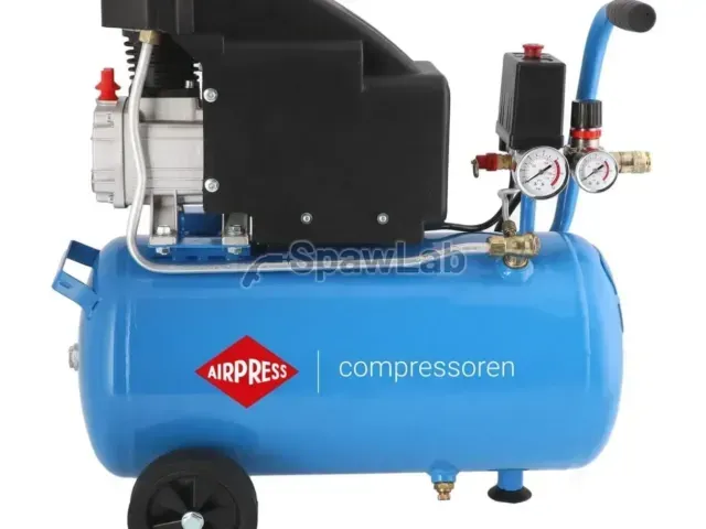 Airpress Kompresor HL 150-24 + zestaw akcesoriów pneumatycznych, zdjęcie 2