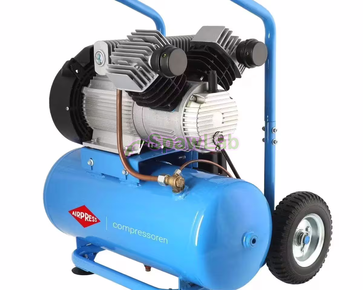 Airpress Kompresor LM 25-350 + zestaw z pistoletem do tynkowania i wężem pneumatycznym, zdjęcie 3